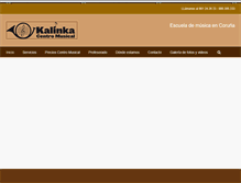 Tablet Screenshot of centromusicalkalinka.com